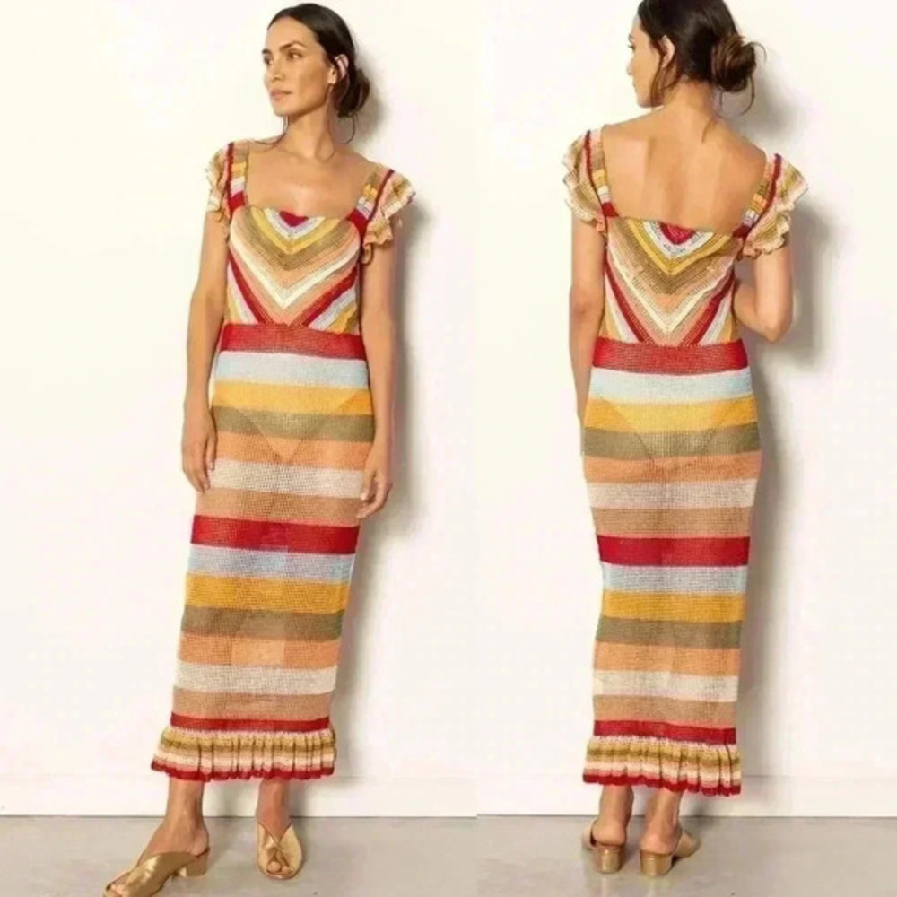 NWT‎ - Carolina K for Free People Paradise Crochet Dress
Size Medium